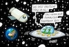 Cartoon: Baerbock ganz außen (small) by RABE tagged ampel,baerbock,grüne,ministerposten,rampenlicht,scheinwerferlicht,un,generalversammlungspräsident,präsident,new,york,präsidentin,zettel,wegweiser,weltall,all,außenposten,raumstation,ufo,außerirdische,deutschland