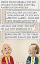 Cartoon: Infantinos neuester Coup (small) by Barthold tagged gianni,infantino,chef,fifa,juan,dios,crespo,profaa,professional,football,agents,association,verband,transfer,agentur,cas,sportsgerichtshof,festes,reglement,regelwerk,ffar,verstoß,kartellrecht,aufbau,geldquelle,einnahmequelle,cartoon,karikatur,barthold