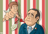 Cartoon: The end for Berlusconi (small) by Tjeerd Royaards tagged berlusconi italy government sex minors sexual silvio