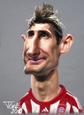 Cartoon: Miroslav Close FC Bayern (small) by Tonio tagged international german soccer football nationalmanschaft münchen karikatur fussball