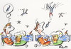 Cartoon: SUMMER HAPPENING (small) by Kestutis tagged beer bird summer happening saturday kestutis lithuania