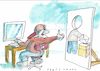 Cartoon: Wahlprognose (small) by Jan Tomaschoff tagged wahlen,prognosen,demografie
