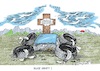 Cartoon: Opfer des Handelskriegs (small) by mandzel tagged usa,europa,deutschland,zollstreit,automobilindustrie,trump,wirtschaft