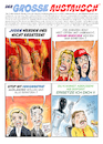 Cartoon: Der Grosse Austausch (small) by ian david marsden tagged großeraustausch,satire,karikatur,verschwörung,populismus,tesla,elonmusk,dogecoin,migration,xenophobie,panikmache,fakenews,künstlicheintelligenz,ersatzangst,memekultur,rechtsruck,politikversagen,ironie,bürokratie,kkk,brexit