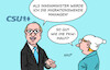 Cartoon: Dobrindt (small) by Erl tagged politik,csu,minister,innenminister,dobrindt,migrationswende,früher,verkehrsminister,pkw,maut,vergeigt,michel,karikatur,erl